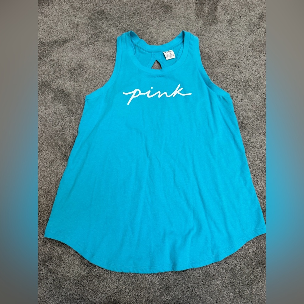 PINK by Victoria's Secret blue tank top, size medium